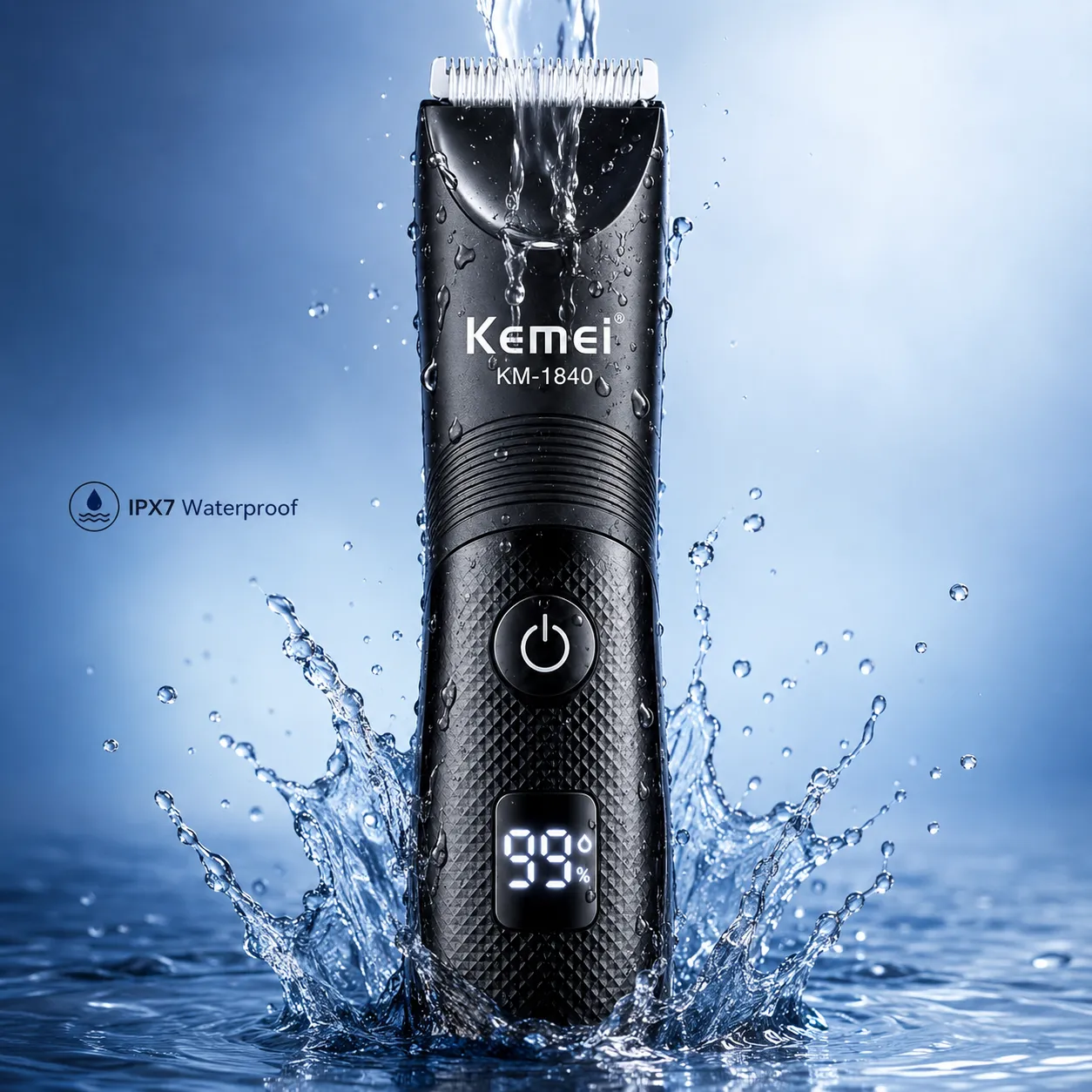 Kemei KM-Waterproof Hair Clipper 3